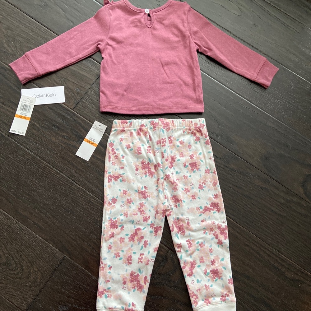 🆕 Calvin Klein Pjs Size 12M New With Tags